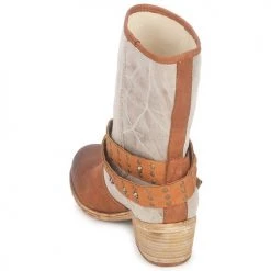 Chaussures Femme Bottes ville Ikks INES Marron / Taupe -Bottes popular shop 127397 500 E