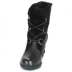 Chaussures Femme Bottes de neige Sorel JOAN OF ARCTIC WEDGE II LUX Noir -Bottes popular shop 13484957 500 C