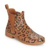 Chaussures Femme Bottes de pluie Hunter ORG REFINED CHELSEA HYBRD PRNT Léopard -Bottes popular shop 15058931 500 A