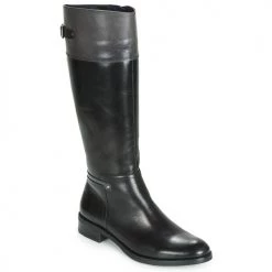 Chaussures Femme Bottes ville Dorking TIERRA Noir / Gris