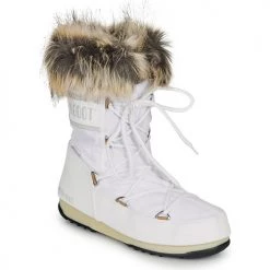 Chaussures Femme Bottes de neige Moon Boot MOON BOOT MONACO LOW WP 2 Blanc