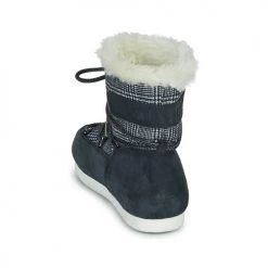 Chaussures Femme Bottes de neige Moon Boot MOON BOOT FAR SIDE LOW FUR TARTAN Marine -Bottes popular shop 15443342 500 E