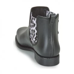 Chaussures Femme Bottes de pluie Be Only DAKAR Noir / Leopard -Bottes popular shop 15453051 500 E
