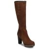Chaussures Femme Bottes ville Sweet Lemon SICORA Cognac