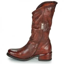 Chaussures Femme Bottes ville Airstep / A.S.98 ISPERIA BUCKLE Rouge -Bottes popular shop 15570457 500 D