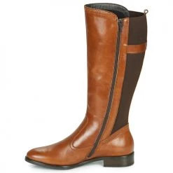 Chaussures Femme Bottes ville André MAELLE Marron -Bottes popular shop 15841151 500 D