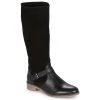 Chaussures Femme Bottes ville André ELIA Noir -Bottes popular shop 15841242 500 A