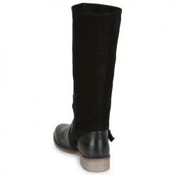 Chaussures Femme Bottes ville André ELIA Noir -Bottes popular shop 15841242 500 E