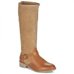 Chaussures Femme Bottes ville André ELIA Camel