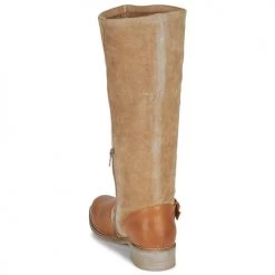 Chaussures Femme Bottes ville André ELIA Camel -Bottes popular shop 15841243 500 E