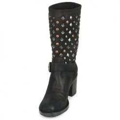 Chaussures Femme Bottes ville Meline DOTRE Noir -Bottes popular shop 158711 500 C