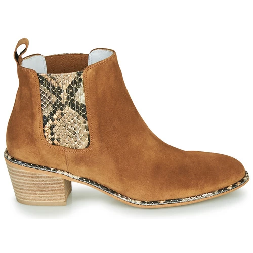 Chaussures Femme Bottes ville Regard NINA V6 PESCA P CUOIO Marron 4 Chaussures Femme Bottes ville Regard NINA V6 PESCA P CUOIO Marron – Image 2