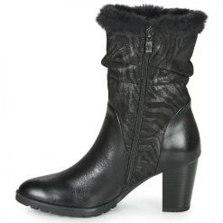 Chaussures Femme Bottes ville Caprice LOTIMA Noir -Bottes popular shop 16877496 500 D