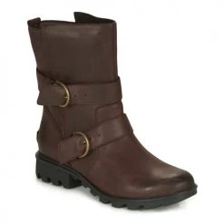 Chaussures Femme Bottes de neige Sorel PHOENIX MOTO Marron