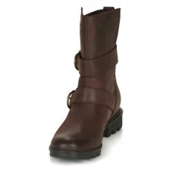 Chaussures Femme Bottes de neige Sorel PHOENIX MOTO Marron -Bottes popular shop 17137364 500 C