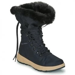 Chaussures Femme Bottes de neige Columbia SLOPESIDE VILLAGE OMNI HEAT HI Noir