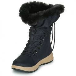 Chaussures Femme Bottes de neige Columbia SLOPESIDE VILLAGE OMNI HEAT HI Noir -Bottes popular shop 17657102 500 C
