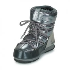 Chaussures Femme Bottes de neige Moon Boot MOON BOOT LOW SAINT MORITZ WP Gris -Bottes popular shop 17657176 500 C