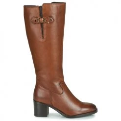 Chaussures Femme Bottes ville Clarks MASCARPONE HI Marron -Bottes popular shop 17674186 500 B