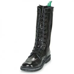 Chaussures Femme Bottes ville Kickers MEETKIKNEW Noir Verni -Bottes popular shop 17684218 500 C