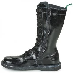 Chaussures Femme Bottes ville Kickers MEETKIKNEW Noir Verni -Bottes popular shop 17684218 500 D