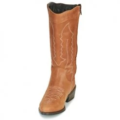 Chaussures Femme Bottes ville Musse & Cloud TEDINA Cognac -Bottes popular shop 17826634 500 C