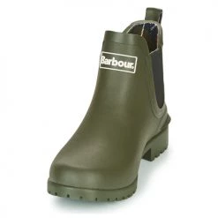 Chaussures Femme Bottes de pluie Barbour WILTON Olive -Bottes popular shop 17837693 500 C