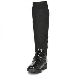 Chaussures Femme Bottes ville Regard CANET V1 VERNIS NOIR Noir -Bottes popular shop 17940795 500 C