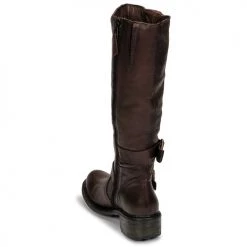 Chaussures Femme Bottes ville Dream in Green NUCETTE Marron -Bottes popular shop 17947469 500 E