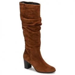 Chaussures Femme Bottes ville Fericelli NEIGNET Camel