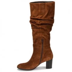 Chaussures Femme Bottes ville Fericelli NEIGNET Camel -Bottes popular shop 17955217 500 D