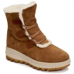 Chaussures Femme Bottes de neige Casual Attitude NAREIGNE Camel