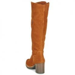 Chaussures Femme Bottes ville Casual Attitude HAPI Camel -Bottes popular shop 17956101 500 E