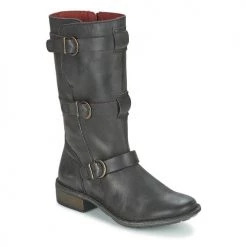 Chaussures Femme Bottes ville Kickers GROWUP Noir