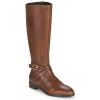 Chaussures Femme Bottes ville Betty London NILOU Camel -Bottes popular shop 17999509 500 A