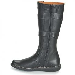 Chaussures Femme Bottes ville Casual Attitude NIBOOT Noir -Bottes popular shop 18579697 500 D