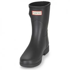 Chaussures Femme Bottes de pluie Hunter ORIGINAL REFINED SHORT Noir -Bottes popular shop 18965987 500 C
