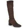 Chaussures Femme Bottes ville JB Martin ANNA Marron