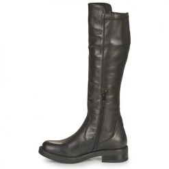 Chaussures Femme Bottes ville Café Noir NUBILA Noir -Bottes popular shop 19784192 500 D