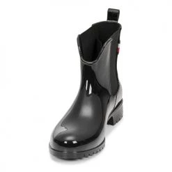 Chaussures Femme Bottes de pluie Tommy Hilfiger TH HARDWARE RAINBOOT Noir -Bottes popular shop 19818369 500 C