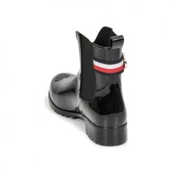Chaussures Femme Bottes de pluie Tommy Hilfiger TH HARDWARE RAINBOOT Noir -Bottes popular shop 19818369 500 E