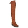 Chaussures Femme Cuissardes Elue par nous KERRE Camel -Bottes popular shop 19824205 500 A