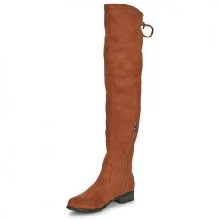 Chaussures Femme Cuissardes Elue par nous KERRE Camel -Bottes popular shop 19824205 500 D