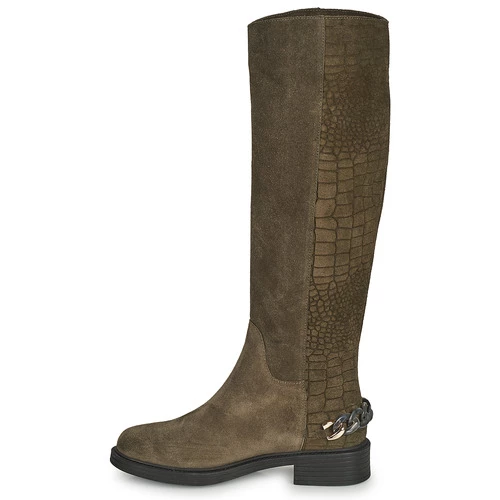 Chaussures Femme Bottes ville Elue par nous KOFESS Kaki 6 Chaussures Femme Bottes ville Elue par nous KOFESS Kaki – Image 4