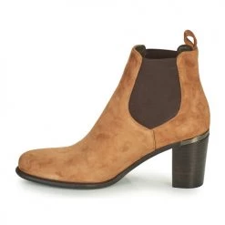 Chaussures Femme Bottes ville Adige FANY V11 VELOURS HAVANE Marron -Bottes popular shop 19824259 500 D