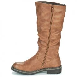 Chaussures Femme Bottes ville Emmshu WIND Cognac -Bottes popular shop 19825858 500 D