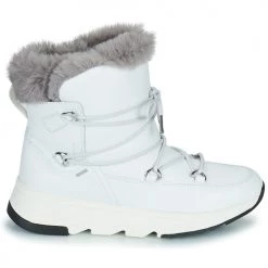Chaussures Femme Bottes de neige Geox FALENA ABX Blanc -Bottes popular shop 19832586 500 B
