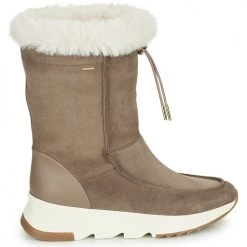 Chaussures Femme Bottes de neige Geox FALENA ABX Beige -Bottes popular shop 19832587 500 B