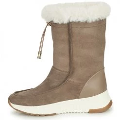 Chaussures Femme Bottes de neige Geox FALENA ABX Beige -Bottes popular shop 19832587 500 D