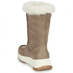 Chaussures Femme Bottes de neige Geox FALENA ABX Beige -Bottes popular shop 19832587 500 E